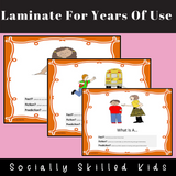 PERSPECTIVE TAKING ACTIVITIES  | Pack 1 | Thought Bubble Scenarios and Making Social Decisions