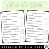 Good Friend and Good Sport Reminders BUNDLE | Differentiated Posters