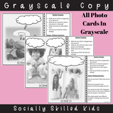 Perspective Taking Photo Activity Cards | Pack 1 |What Are They Thinking? & What Are They Saying?