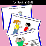 I Can Stop Blurting | Social Skills Story & Activity BUNDLE | For Boys & Girls | Pre-K, K-2nd , 3-5th