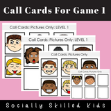 Emotions BINGO | 3x3 Easy Play Differentiated BINGO Boards