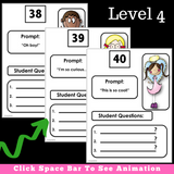 Wh Question Prompts || Animated PowerPoint Presentation || Low Color Version