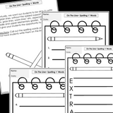 Modified Spelling Activities | Featuring 'r' Words | For 4th Grade