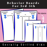 Conversation Behaviors | Differentiated Social Skills Activities | For K-5th