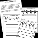 Modified Spelling Activities | Featuring 'a' Words | For 4th Grade