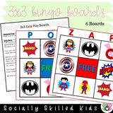 Superhero BINGO! | Differentiated BINGO For K-5th