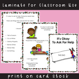 It's Okay To Ask For Help | Social Skills Story and Activities | For 3rd-5th Grade