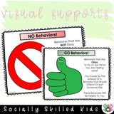 "No" Behaviors vs. "Go" Behaviors | Social Skills Story and Activities