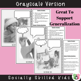Perspective Taking Photo Activity Cards | Pack 1 |What Are They Thinking? & What Are They Saying?