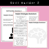 Social Skills Stories And Activities | Pack 7 | Coping Strategies | For 3rd-5th Grade