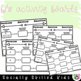 Problem Sizes | Matching  Emotions and Reactions