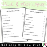 Good Friend & Good Sport Checklists BUNDLE | 24 Differentiated Checklists
