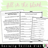 Good Friend Reminders | Differentiated Posters & Worksheets