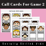 Emotions BINGO | 3x3 Easy Play Differentiated BINGO Boards