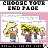 What Can I Do If Someone Is Bothering Me? | Social Skills Story and Activities | K-2nd Grade