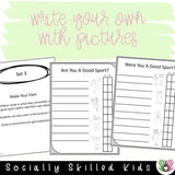 Good Friend & Good Sport Checklists BUNDLE | 24 Differentiated Checklists