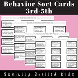 PERSPECTIVE TAKING ACTIVITIES  | Social Scenarios | K-5th