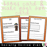 "WH" Question Prompts | Fall/Thanksgiving and Halloween Themed | Bundle