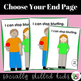 I Can Stop Blurting | Social Skills Story & Activity BUNDLE | For Boys & Girls | Pre-K, K-2nd , 3-5th