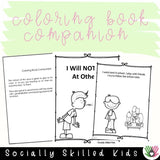 Social Skills Story and Activities, I Will Not Spit At Others