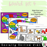 "WH" Questions | Differentiated Board Games