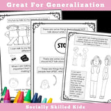 Words And Topics To Avoid Using At School | Social Skills Story & Activities