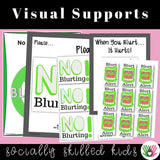 I Can Stop Blurting | Social Skills Story & Activity BUNDLE | For Boys & Girls | Pre-K, K-2nd , 3-5th