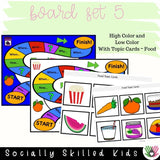 "WH" Questions | Differentiated Board Games