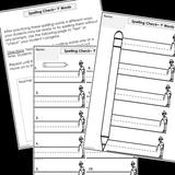 Modified Spelling Activities | Featuring 'f' Words | For 4th Grade