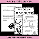 It's Okay To Ask For Help | Social Skills Story and Activities | For K-2nd Grade
