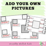 "WH" QUESTIONS | Mega 6 Pack Bundle | Differentiated Games, Activities, and Visuals