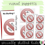 I Can Stop Blurting | Social Skills Story and Activities | For Boys and Girls K-2nd Grade