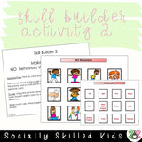 "No" Behaviors vs. "Go" Behaviors | Social Skills Story and Activities