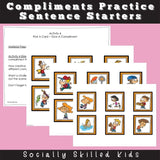 Valentine's Day Friendship Pack | Giving Compliments Stories and Activities and Valentine's Day Activities