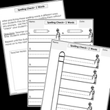 Modified Spelling Activities | Featuring 'j' Words | For 4th Grade
