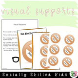 I Can Stop Blurting | Social Skills Story and Activities | For Boys K-2nd Grade