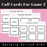 Emotions BINGO | 3x3 Easy Play Differentiated BINGO Boards