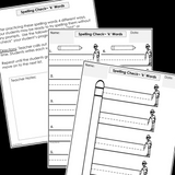 Modified Spelling Activities | Featuring 'k' Words | For 4th Grade