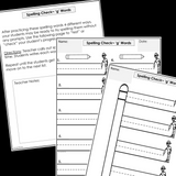 Modified Spelling Activities | Featuring 'g' Words | For 4th Grade