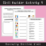 Friendship Behaviors | Social Skills Activities | Differentiated For K-5th Grade