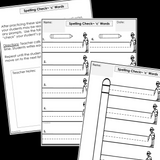 Modified Spelling Activities | Featuring 'c' Words | For 4th Grade
