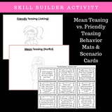 Social Skills Story And Activities | I Can STOP Teasing! | For 3rd-5th | Distance Learning