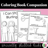 I Can Stop Blurting | Social Skills Story & Activity BUNDLE | For Boys & Girls | Pre-K, K-2nd , 3-5th