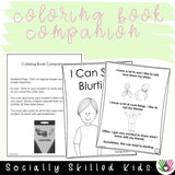 I Can Stop Blurting | Social Skills Story and Activities | For Boys K-2nd Grade