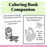I Can Wash My Hands Like A Superhero! | Social Skills Story and Activities