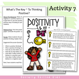 'Positive Mindset' Activity Pack