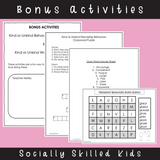 Friendship Behaviors | Social Skills Activities | Differentiated For K-5th Grade