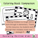 It's Okay To Make Mistakes -Social Skills Story and Activities - Featuring Boys