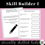 I Can Stop Blurting | Social Skills Story & Activity BUNDLE | For Boys & Girls | Pre-K, K-2nd , 3-5th