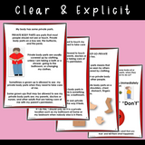 Social Skills Stories And Activities | Pack 4 | Body Awareness | For K-5th